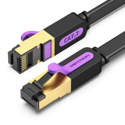 Vention ICABK câble de réseau Noir 8 m Cat7