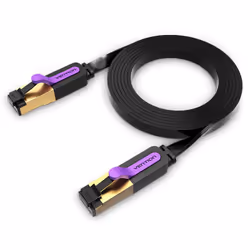 Vention ICABK câble de réseau Noir 8 m Cat7
