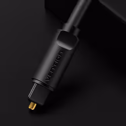 Vention BAEBF câble audio 1 m TOSLINK Noir