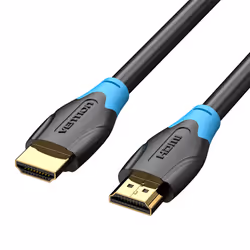 Vention AACBJ, 5 m, HDMI Type A (Standard), HDMI Type A (Standard), Compatibilité 3D, 18 Gbit/s, Noir