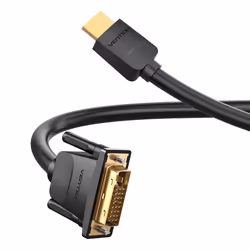 Vention ABFBF câble vidéo et adaptateur 1 m HDMI Type A (Standard) DVI-D Noir - Vue supplémentaire 4