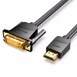 Vention ABFBG, 1,5 m, HDMI Type A (Standard), DVI-D, Mâle, Mâle, Droit