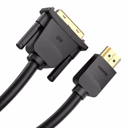 Vention ABFBH câble vidéo et adaptateur 2 m HDMI Type A (Standard) DVI-D Noir