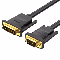 Vention EABBG, 1,5 m, DVI, VGA (D-Sub), Mâle, Mâle, Droit