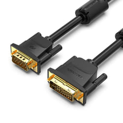 Vention EACBF câble vidéo et adaptateur 1 m DVI VGA (D-Sub) Noir