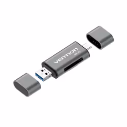 Vention CCJH0 lecteur de carte mémoire USB Type-A/USB Type-C/Micro-USB Gris - Vue supplémentaire 4