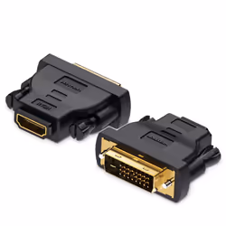Vention ECDB0 changeur de genre de câble DVI(24+5) HDMI Noir