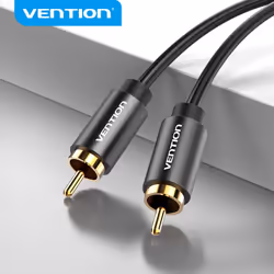 Vention VAB-R09-B100 câble audio 1 m RCA Noir