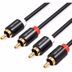 2 câbles audio stéréo RCA Câbles RCA Caractéristiques techniques Couleur Noir Interface plaqué or Direction from RCA mâle ver ...