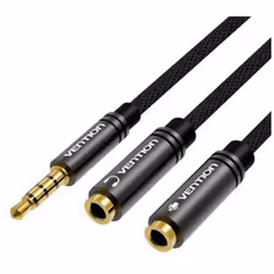 Cable Stereo Vention BBWBY. Spécifications. . Câble séparateur stéréo femelle de 3,5 mm mâle à 2x3,5 mm. Technique de interfa ...