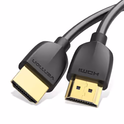 Vention AAIBH, 2 m, HDMI Type A (Standard), HDMI Type A (Standard), Compatibilité 3D, 18 Gbit/s, Noir