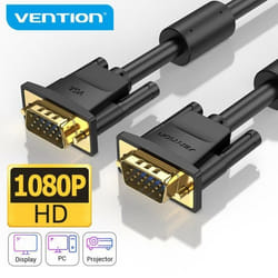 Câble VGA - VENTION - 5m - 1080P HD - Tressé - Anti-interférence