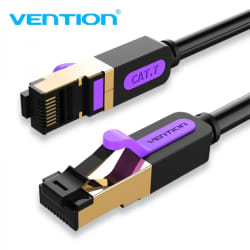 Vention ICDBI câble de réseau Noir 3 m Cat7 S/FTP (S-STP)