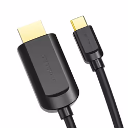 Vention CGUBG câble vidéo et adaptateur 1,5 m USB Type-C HDMI Noir