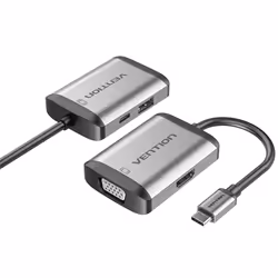 Vention TFAHB, 2.0, USB Type-C, Sortie HDMI, Sortie VGA (D-Sub)