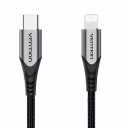 Vention TACHF câble de téléphone portable Gris 1 m USB C Lightning - Vue supplémentaire 7