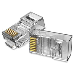 Vention IDBR0-50 connecteur de fils RJ-45 Argent, Transparent
