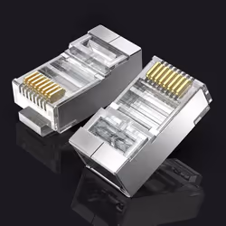 Vention IDCR0-100 connecteur de fils RJ-45 Argent, Transparent - Vue supplémentaire 3