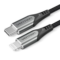 Vention TACHH câble de téléphone portable Gris 2 m USB C Lightning