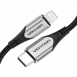 Vention TACHH câble de téléphone portable Gris 2 m USB C Lightning
