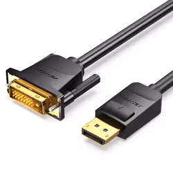 Vention HAFBF, 2 m, DisplayPort, DVI, Mâle, Mâle, Droit
