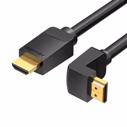 Vention AAQBH, 2 m, HDMI Type A (Standard), HDMI Type A (Standard), Compatibilité 3D, Noir