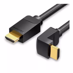 Spécifications HDMI Cable HDMI Version 2.0 HDMI 90° Male / HDMI Male Connector Resolución 4K Material de insulation : PVC Cab ...