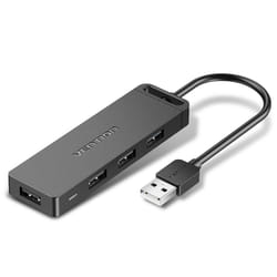 Vention CHMBB hub & concentrateur USB 2.0 480 Mbit/s Noir