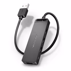 Vention CHMBB hub & concentrateur USB 2.0 480 Mbit/s Noir