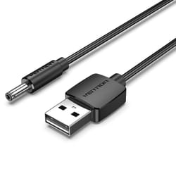 Vention CEXBD câble électrique Noir 0,5 m USB A DC 3.5mm
