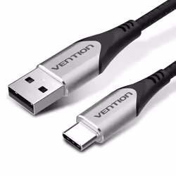 Vention CODHD, 0,5 m, USB A, USB C, USB 2.0, 480 Mbit/s, Aluminium, Noir