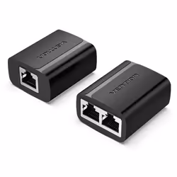 Vention IPTB0, RJ-45, 2 x RJ-45, Noir