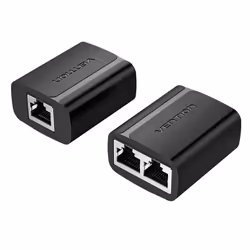 Vention IPTB0 changeur de genre de câble RJ-45 2 x RJ-45 Noir