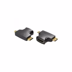 Vention AGFB0, Mini HDMI, Micro HDMI, HDMI, Noir