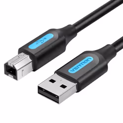 Vention COQBD, 0,5 m, USB A, USB B, USB 2.0, 480 Mbit/s, Noir