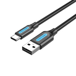 Vention COKBF câble USB USB 2.0 1 m USB A USB C Noir