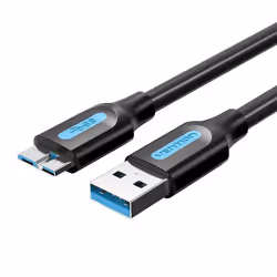 Vention COPBF, 1 m, USB A, Micro-USB B, USB 2.0, 500 Mbit/s, Noir