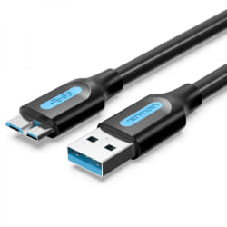 Vention USB 3.0 MicroUSB 1.5m Noir