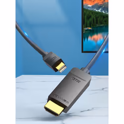 Vention HAHBG câble vidéo et adaptateur 1,5 m Mini DisplayPort HDMI Noir