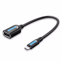 Vention CCUBB, 0,15 m, Micro-USB B, USB A, USB 2.0, 480 Mbit/s, Noir