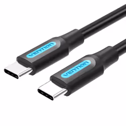Vention COSBD, 0,5 m, USB C, USB C, USB 2.0, 480 Mbit/s, Noir