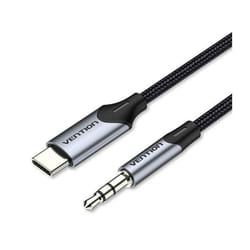 Vention BGKHF câble audio 1 m 3,5mm USB Type-C Gris