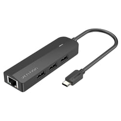 Vention TGOBB hub & concentrateur USB Type-C 480 Mbit/s Noir