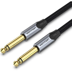 Cable stereo vention bashg/ jack 6.5 male -- jack 6.5 male/ 1.5m/ grey
