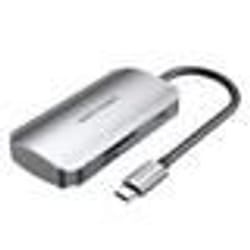 Vention TNHHB hub & concentrateur USB Type-C 5000 Mbit/s Gris