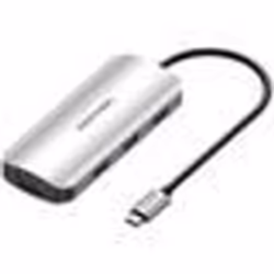 Vention TOIHB, Avec fil, USB 3.2 Gen 1 (3.1 Gen 1) Type-C, 100 W, Argent, 5 Gbit/s, 4K Ultra HD