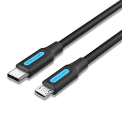 Vention COVBF câble USB 1 m USB 2.0 Micro-USB B USB C Noir