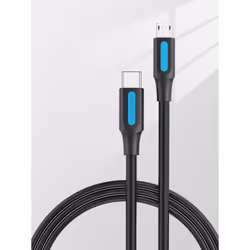 Vention COVBF câble USB 1 m USB 2.0 Micro-USB B USB C Noir