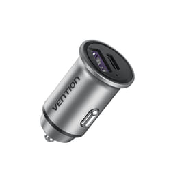Vention FFBH0 chargeur d'appareils mobiles Universel Gris Allume-cigare Charge rapide Auto