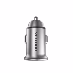 Vention FFFH0 chargeur d'appareils mobiles Universel Gris Allume-cigare Charge rapide Auto